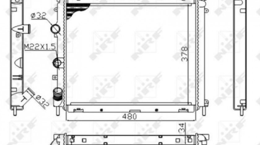 Radiator apa Renault CLIO II caroserie (SB0/1/2_) 1998-2016 #2 01093073