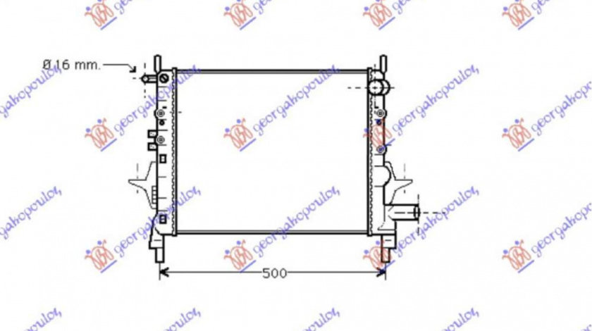 Radiator Apa - Renault Espace 1992 , 7701.045.410