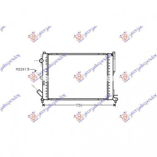 Radiator Apa - Renault Espace 1992 , 7701038219