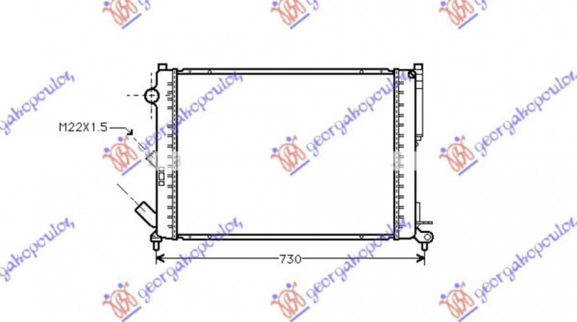 Radiator Apa - Renault Espace 1992 , 7701038219