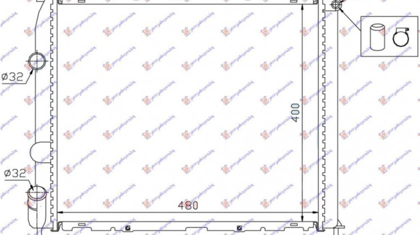 Radiator Apa - Renault Kangoo 2003 , 8200049077