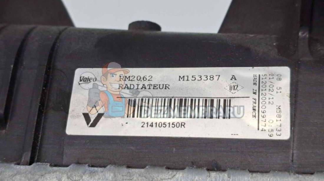 Radiator apa Renault Megane 3 Combi [Fabr 2008-2015] 214105150R 1.5 DCI K9K636