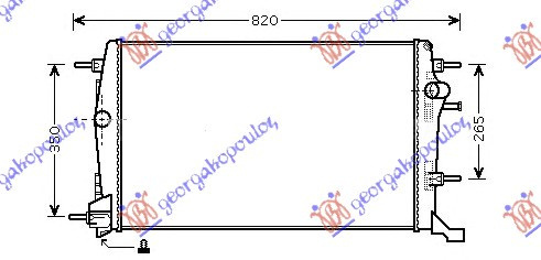 Radiator Apa - Renault Scenic/Grand Scenic 2009 , 214100017r