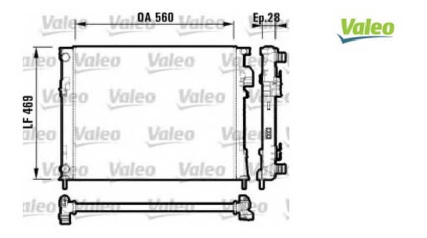 Radiator apa Renault Trafic 2 / Opel Vivaro 732846 ( LICHIDARE DE STOC)