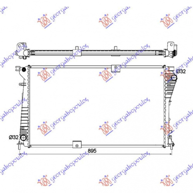 Radiator Apa - Renault Trafic 2002 , 8200465488