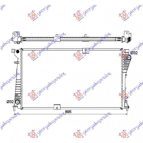 Radiator Apa - Renault Trafic 2002 , 8200465488