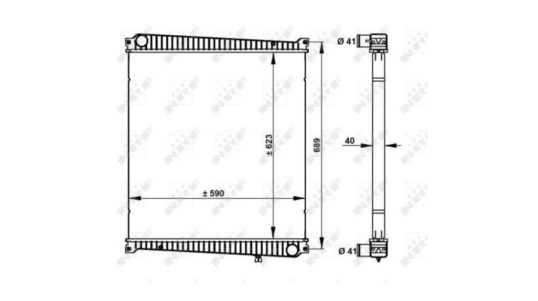 Radiator apa Renault TRUCKS MASCOTT caroserie inchisa/combi 1999-2010 #3 02093021