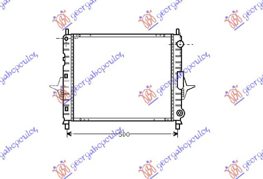 Radiator Apa - Renault Twingo 1992 , 7701038688