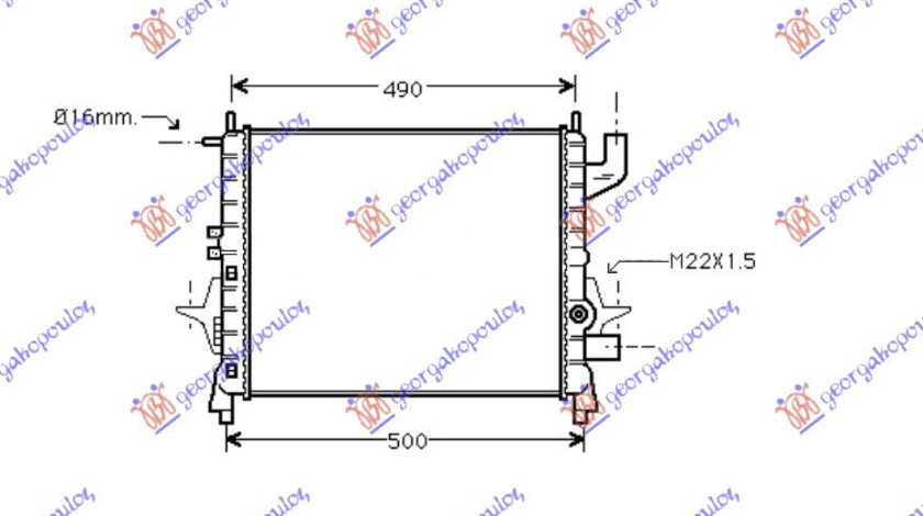 Radiator Apa - Renault Twingo 1998 , 7701045211