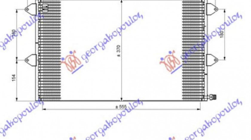 Radiator Apa - Seat Cordoba 1997 , 1h0121253c