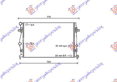 Radiator Apa - Seat Leon 2013 , 5q0121251ea