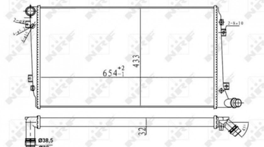 Radiator apa Skoda OCTAVIA (1Z3) 2004-2013 #2 1103135