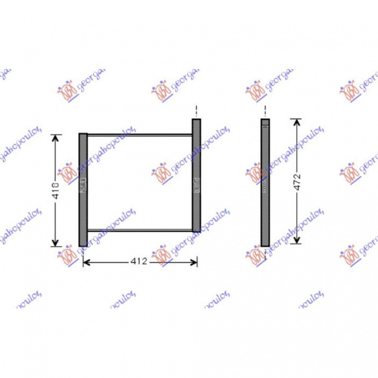 Radiator Apa - Skoda Roomster-Praktik 2006 , 6q0121253k