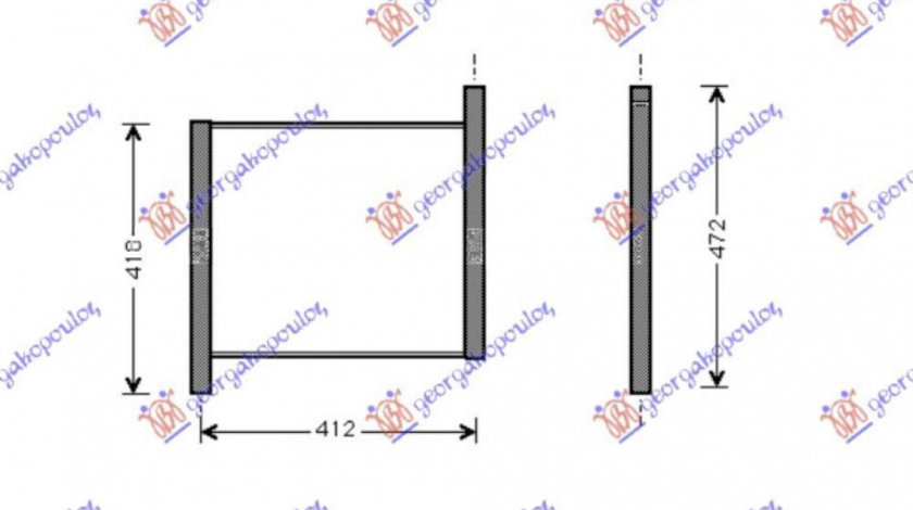 Radiator Apa - Skoda Roomster-Praktik 2006 , 6q0121253k