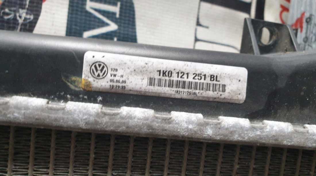 Radiator apa SKODA Superb II 2.0 TDI 140 CP cod 1K0121251BL