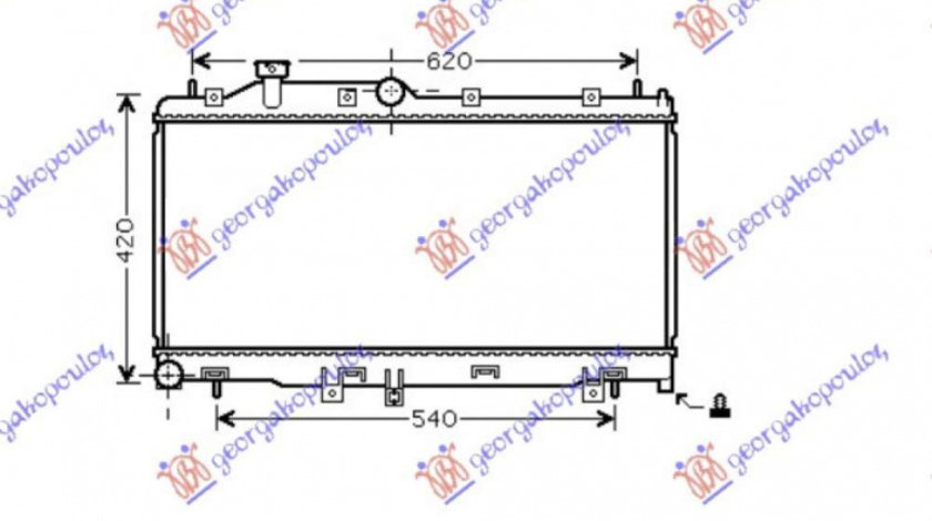 Radiator Apa - Subaru Forester 2008 , 45111-Ag000