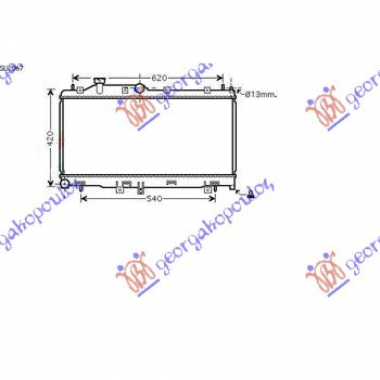 Radiator Apa - Subaru Justy 2005 , 16400-B1011
