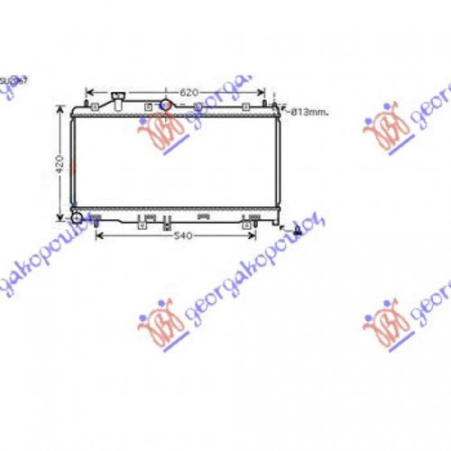 Radiator Apa - Subaru Justy 2005 , 16400-B1011