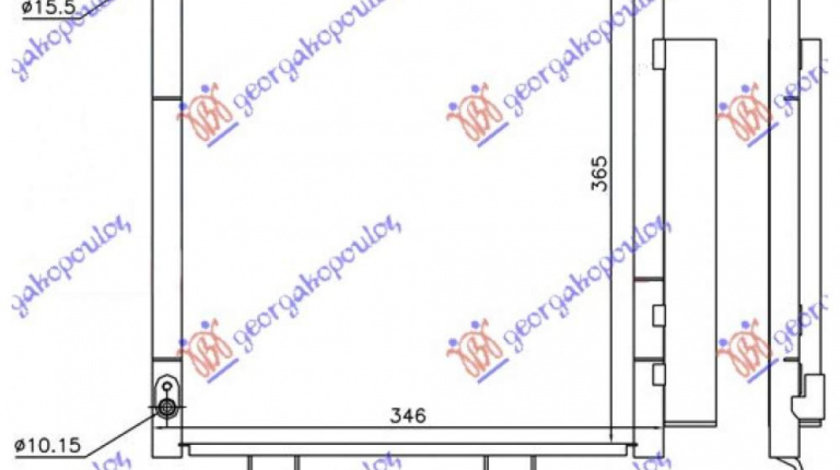 Radiator Apa - Subaru Justy 2005 , 16400b1020