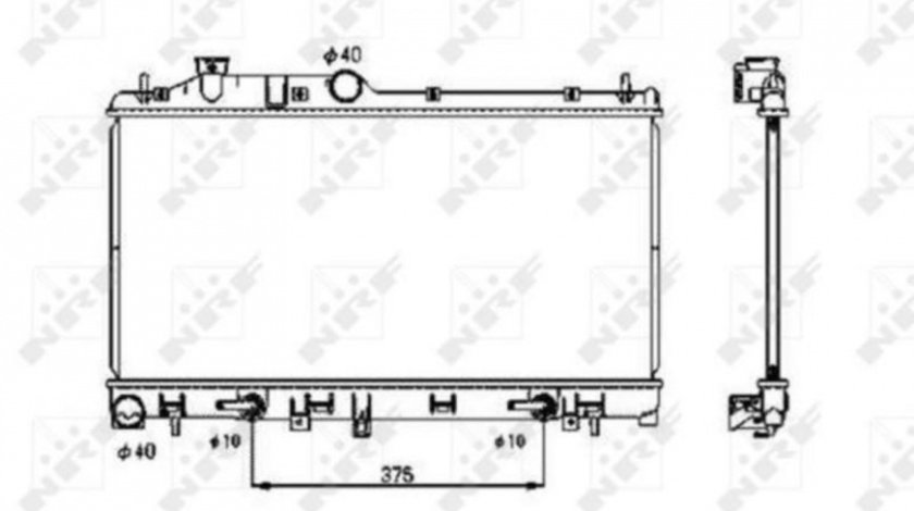 Radiator apa Subaru LEGACY IV combi (BL, BP, B13_) 2003-2016 #2 45111AG000