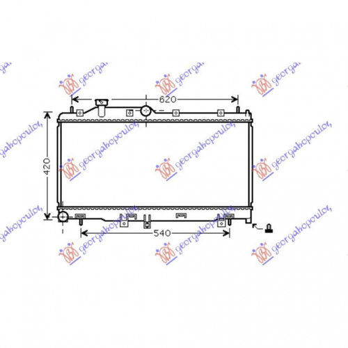 Radiator Apa - Subaru Legacy/Outback 2010 , 45111-Ag000