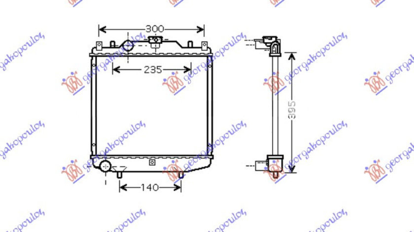 Radiator Apa - Suzuki Alto 1995 , 1770060d40