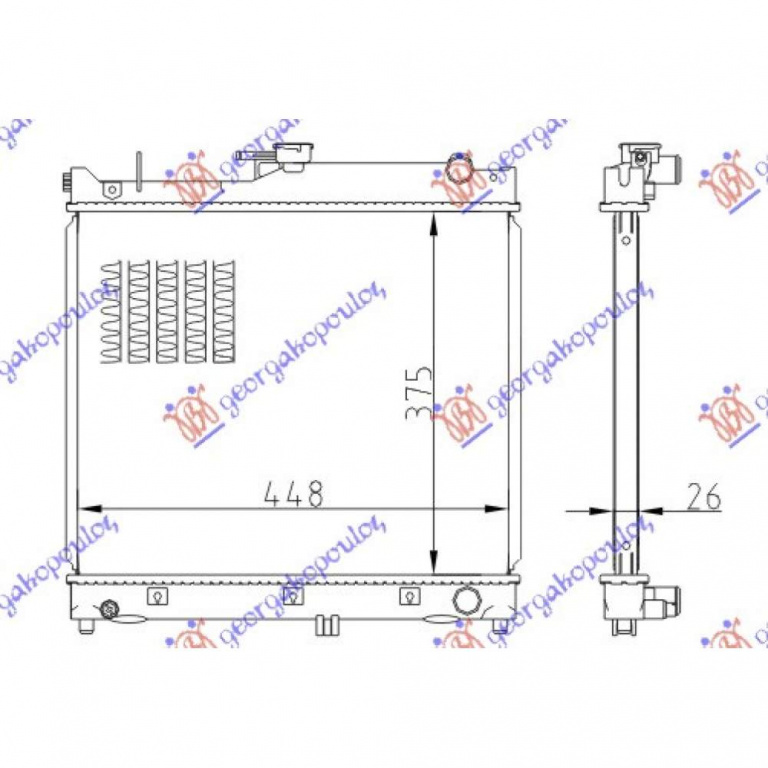 Radiator Apa - Suzuki Alto 1995 , 1770060d40