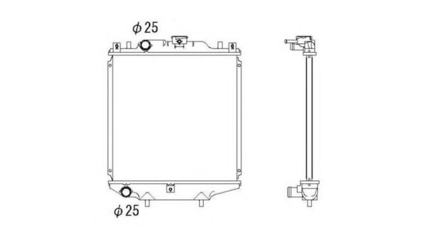 Radiator apa Suzuki ALTO (HA11) 1994-1998 #2 01142014