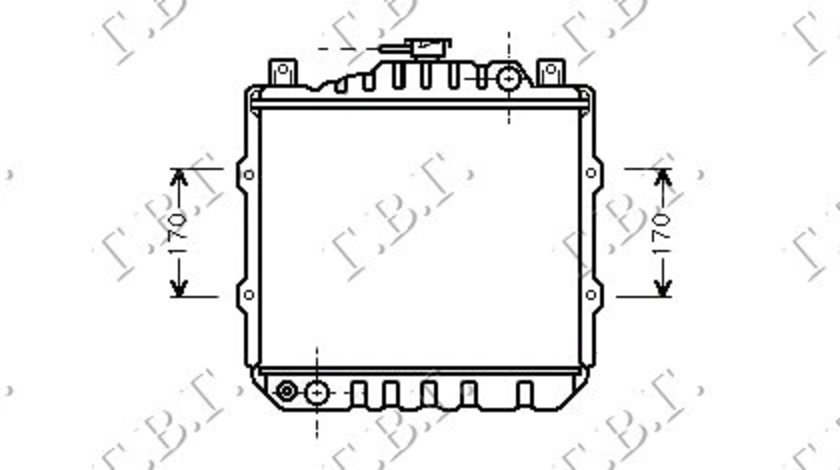 Radiator Apa - Suzuki Alto-Maruti 1985 , 17700-84200