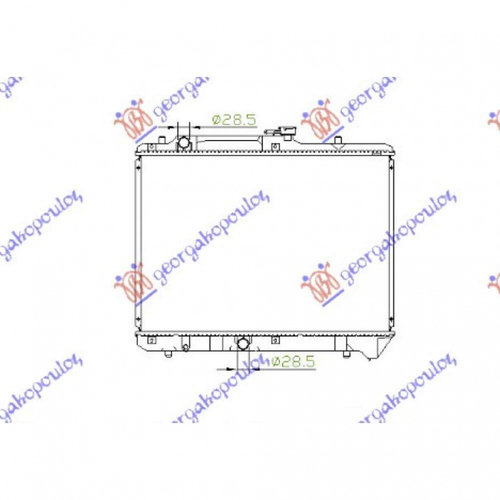 Radiator Apa - Suzuki Baleno H/B 1994 , 17700-60g00