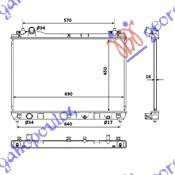 Radiator Apa - Suzuki Grand Vitara2006 2007 , 1770067j00
