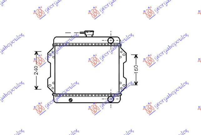 Radiator Apa - Suzuki Jeep (Sj410) Samurai 1979 , 1770080000