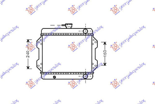 Radiator Apa - Suzuki Jeep (Sj410) Samurai 1979 , 1770080000