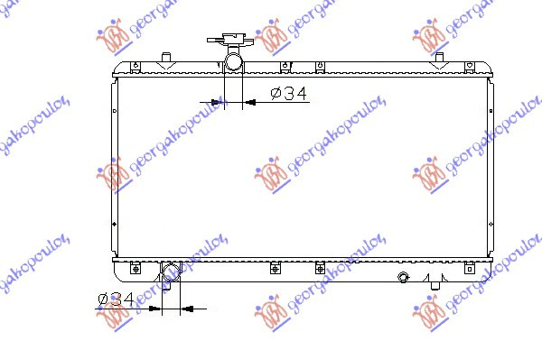 Radiator Apa - Suzuki Liana 2001 , 17700-54g00