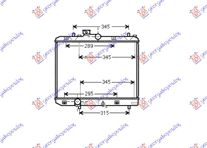 Radiator Apa - Suzuki Splash 2007 , 17700-73ka0
