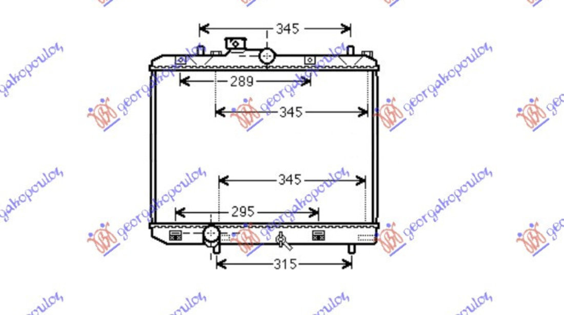 Radiator Apa - Suzuki Splash 2007 , 1770073kc0