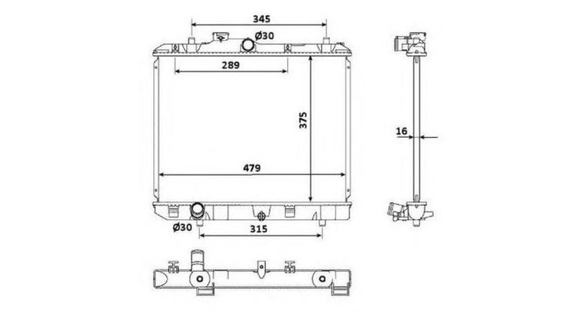 Radiator apa Suzuki SPLASH 2008-2016 #3 129056