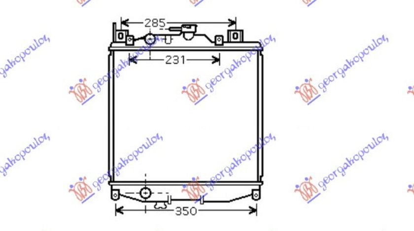 Radiator Apa - Suzuki Swift H/B 1990 , 17700-60821