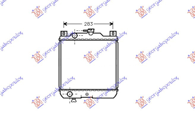 Radiator Apa - Suzuki Swift H/B 1990 , 17700-83820