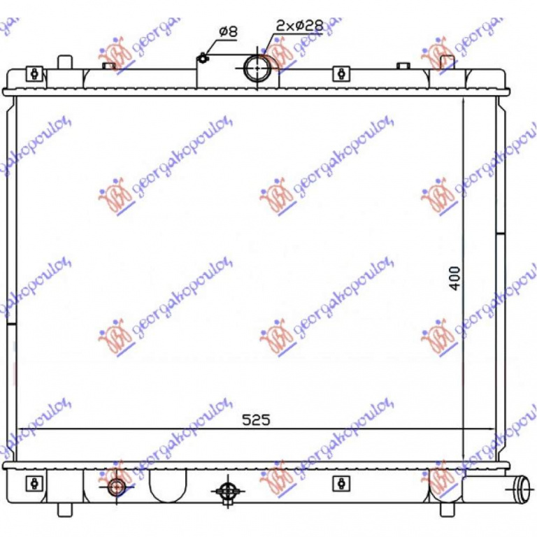Radiator Apa - Suzuki Swift H/B 2014 , 17700-71l10