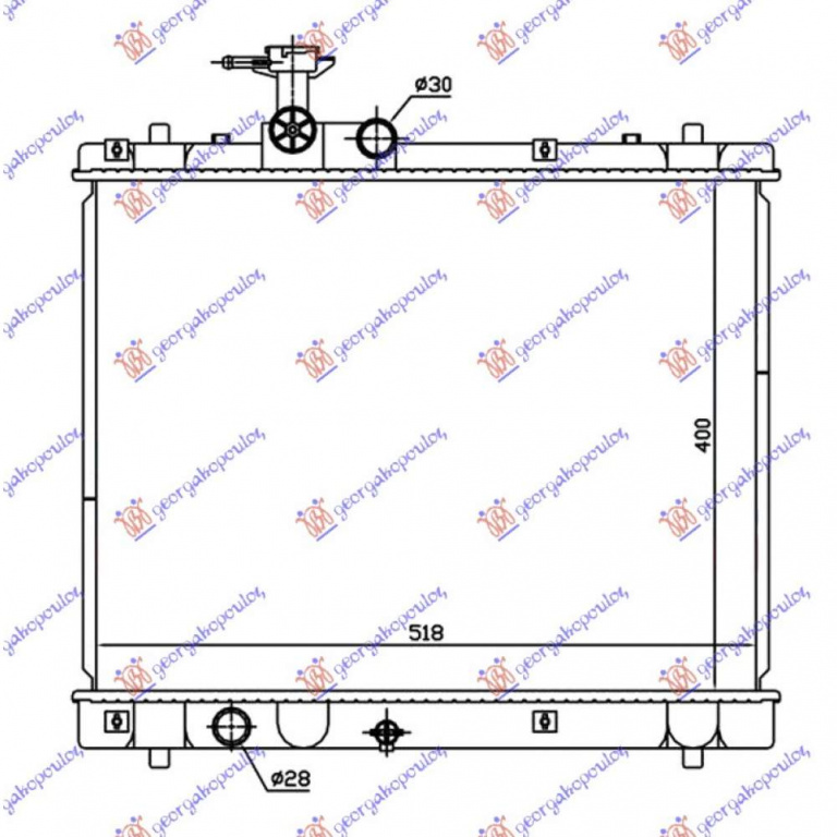 Radiator Apa - Suzuki Swift H/B 2014 , 1770069l21