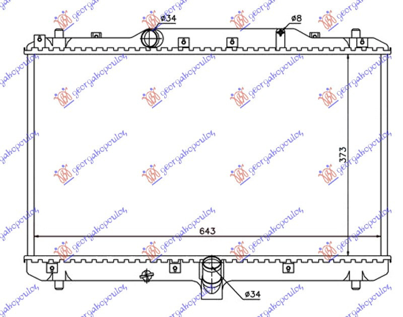 Radiator Apa - Suzuki Sx4 2007 , 71746849