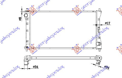 Radiator Apa - Suzuki Sx4 2007 , 71750368