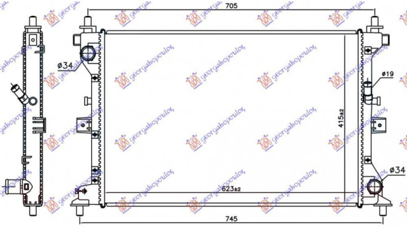 Radiator Apa - Suzuki Sx4 S-Cross 2016 , 1770062m00