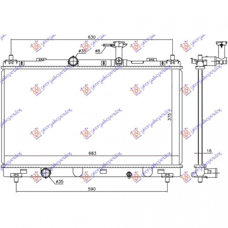 Radiator Apa - Suzuki Vitara 1999 , 1770061m00