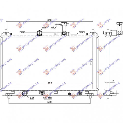 Radiator Apa - Suzuki Vitara 1999 , 1770061m10