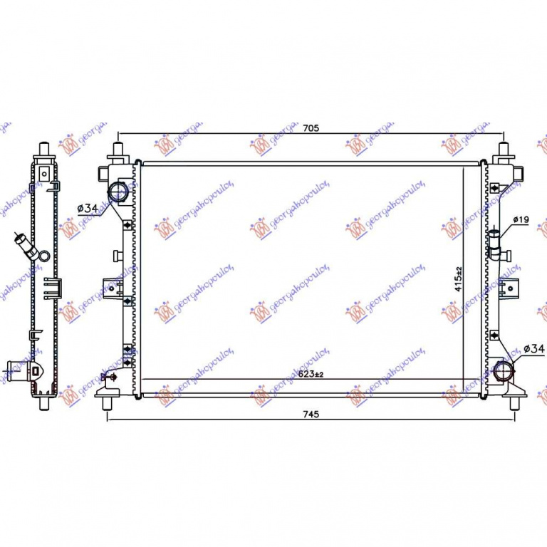 Radiator Apa - Suzuki Vitara 2015 , 1770061m10