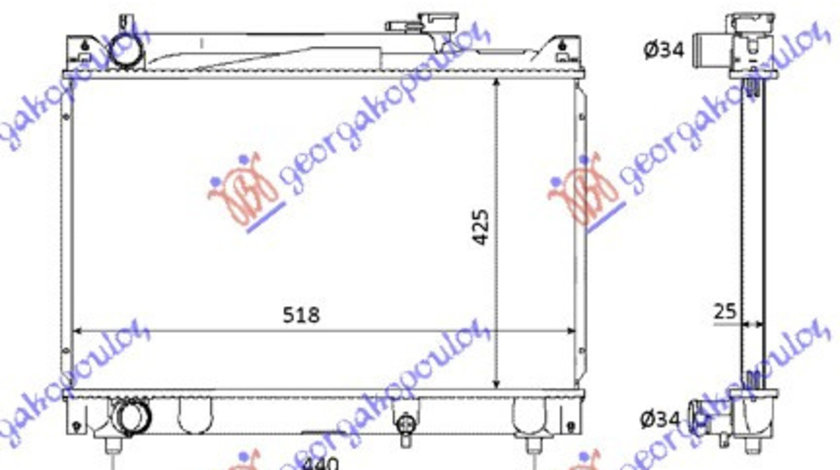 Radiator Apa - Suzuki Vitara 4 Usi 1992 , 1.77e+06