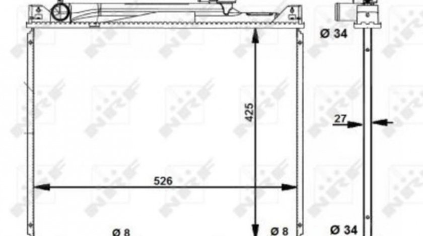 Radiator apa Suzuki VITARA (ET, TA) 1988-1998 #3 01143034