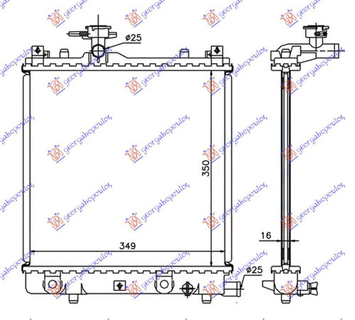 Radiator Apa - Suzuki Wagon R 1999 , 17700-75f00